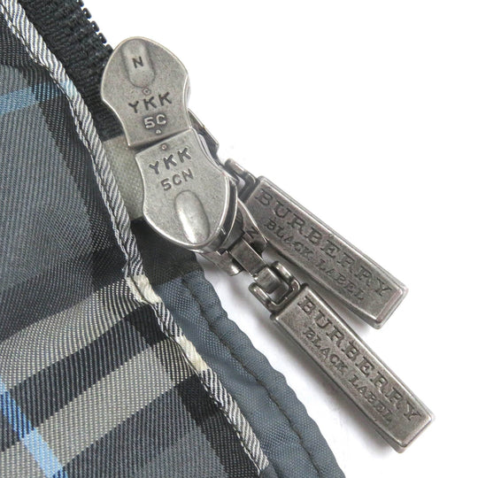 BURBERRY BLACK LABEL Down jacket Main: 100% nylon, lining: polyester, lining: cupra, sleeve lining: cupra, padding: 95% down Khaki type mens M Used Authentic