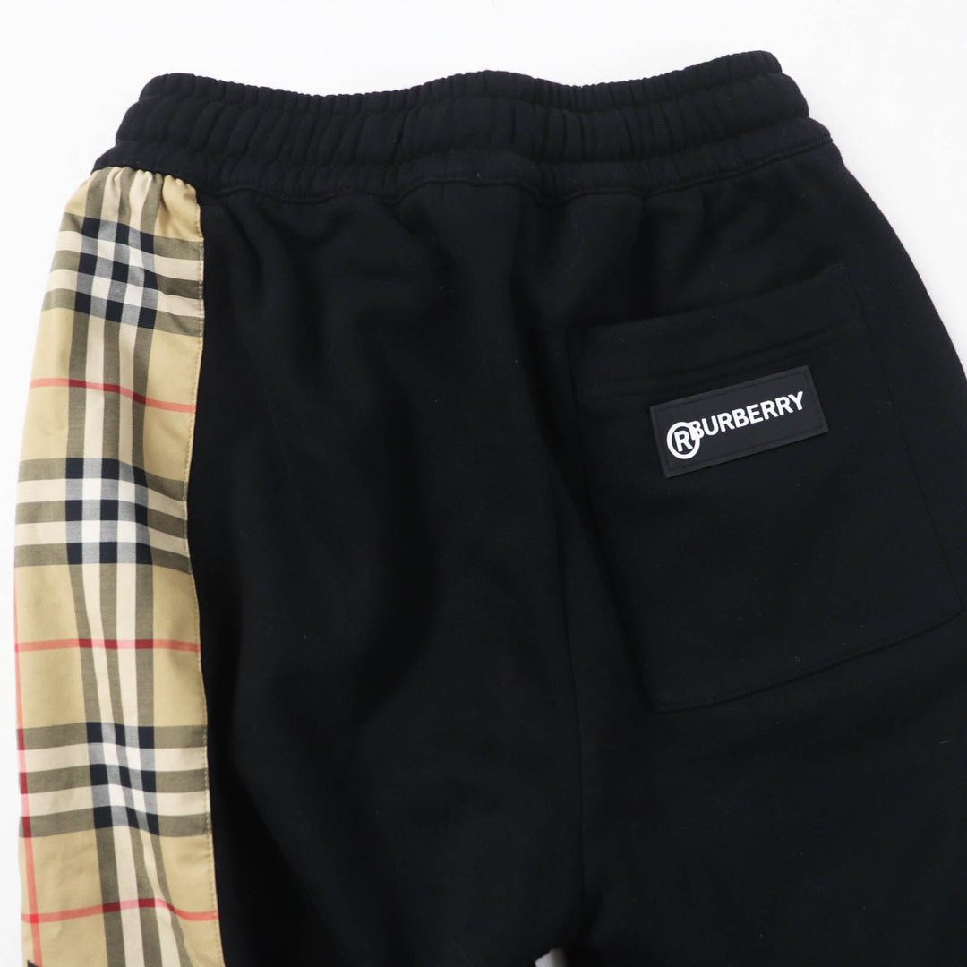 BURBERRY Pants 802451 Main: 100% cotton, some parts: 95% cotton, some parts: 5% elastane Black Beige type Women XXS Used Authentic