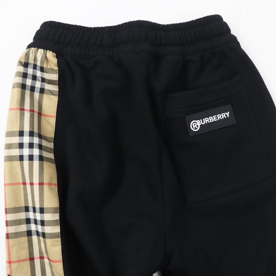 BURBERRY Pants 802451 Main: 100% cotton, some parts: 95% cotton, some parts: 5% elastane Black Beige type Women XXS Used Authentic