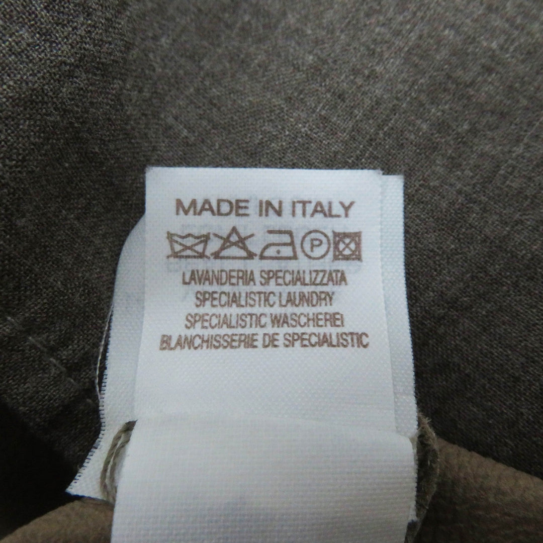 Brunello Cucinelli Jacket leather, otton Beige Women 44 Used Authentic