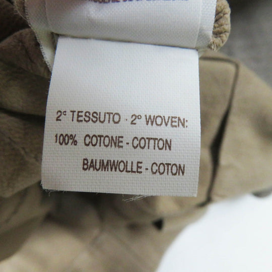 Brunello Cucinelli Jacket leather, otton Beige Women 44 Used Authentic