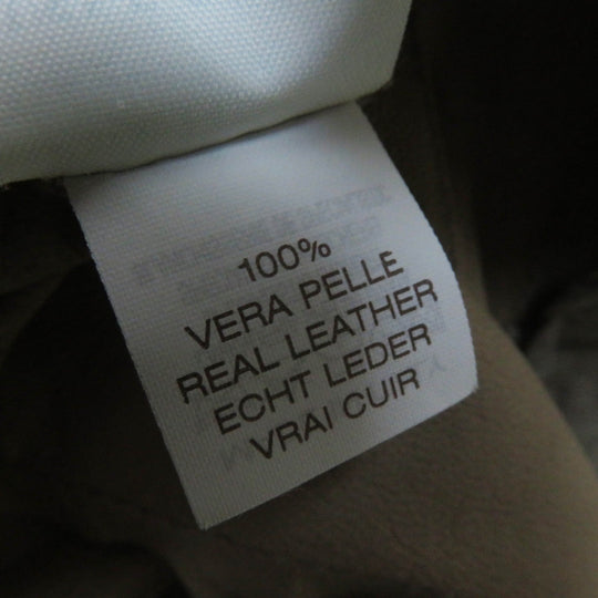 Brunello Cucinelli Jacket leather, otton Beige Women 44 Used Authentic