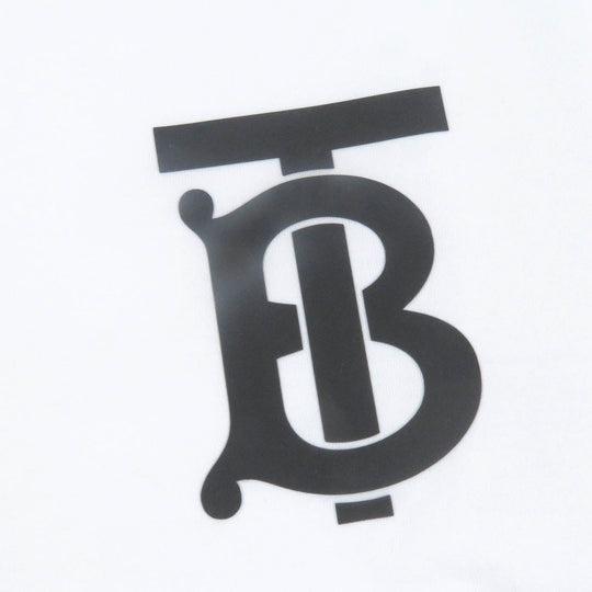 BURBERRY Long-sleeved T-shirt 8024600 Main: 100% cotton, Main: 97% cotton, Main: 3% elastane white mens L Used Authentic