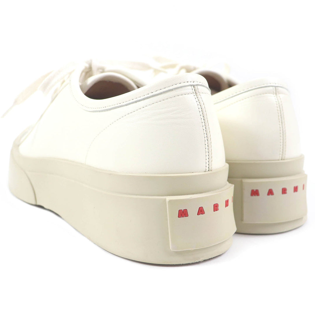MARNI Low cut sneakers SNZU002002 Main: Leather Ivory PABLO mens 42 Used Authentic