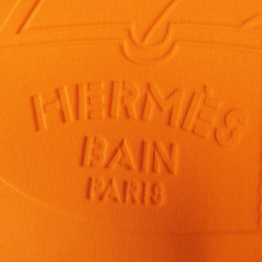 HERMES Pouch Main: Polyamide, Main: Elastane, Lining: Cotton, Part: Leather Orange Neoban Thalassa PM Women Used Authentic