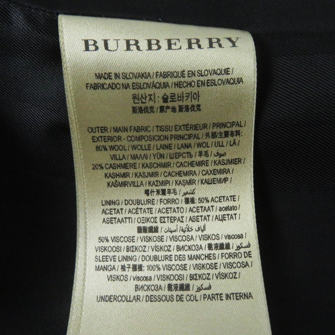 BURBERRY coat Outer: 80% wool, Outer: 20% cashmere, Lining: 50% acetate, Lining: 50% viscose (rayon), Part: 100% viscose (rayon) Red Women 40 Used Authentic