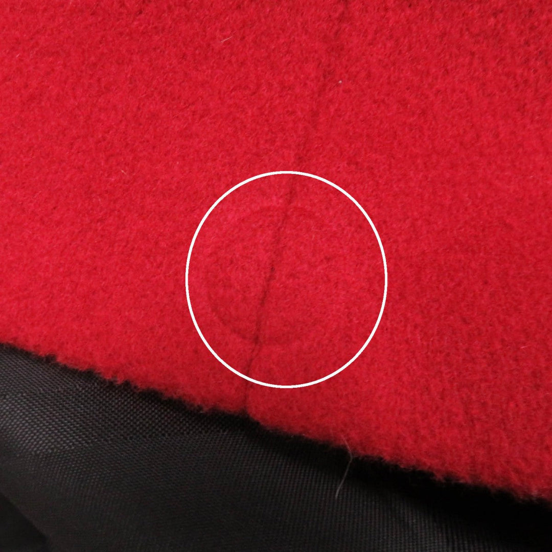 BURBERRY coat Outer: 80% wool, Outer: 20% cashmere, Lining: 50% acetate, Lining: 50% viscose (rayon), Part: 100% viscose (rayon) Red Women 40 Used Authentic