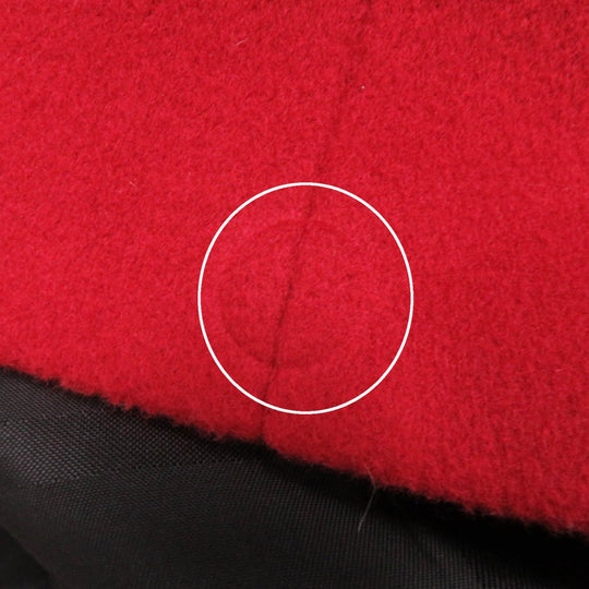 BURBERRY coat Outer: 80% wool, Outer: 20% cashmere, Lining: 50% acetate, Lining: 50% viscose (rayon), Part: 100% viscose (rayon) Red Women 40 Used Authentic