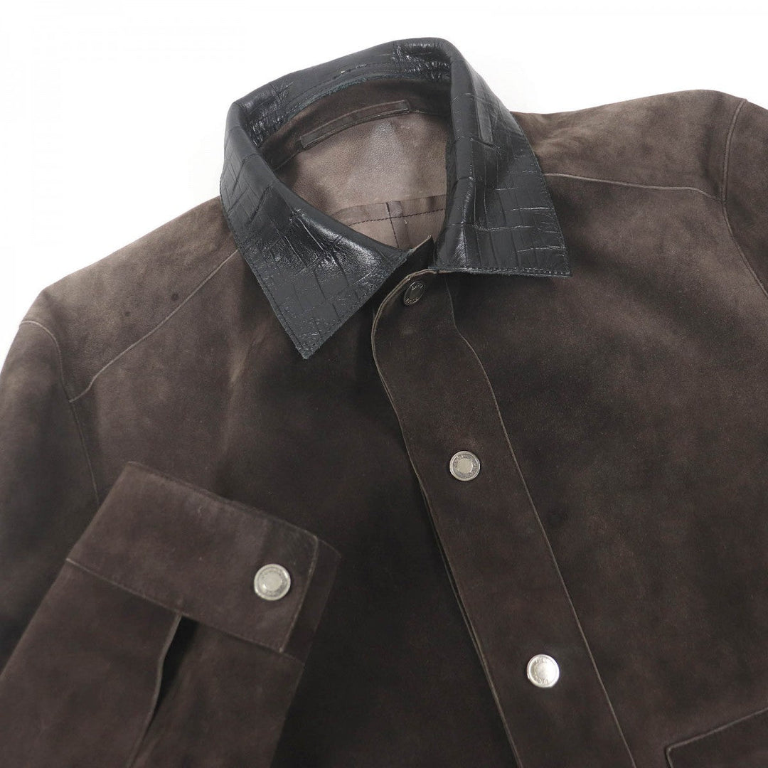GUCCI Jacket Cowhide Brown
