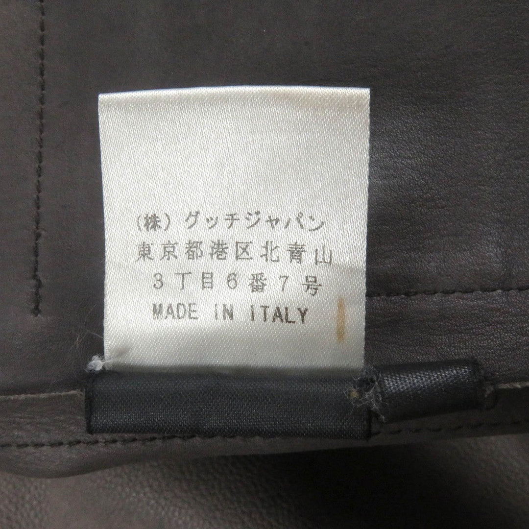 GUCCI Jacket Cowhide Brown