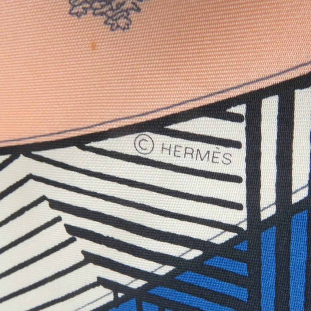 HERMES scarf Main: 100% silk multicolor Carre90 JEU DES OMNIBUS ET DAMES Women Used Authentic
