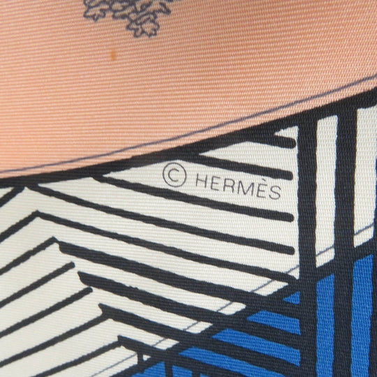 HERMES scarf Main: 100% silk multicolor Carre90 JEU DES OMNIBUS ET DAMES Women Used Authentic