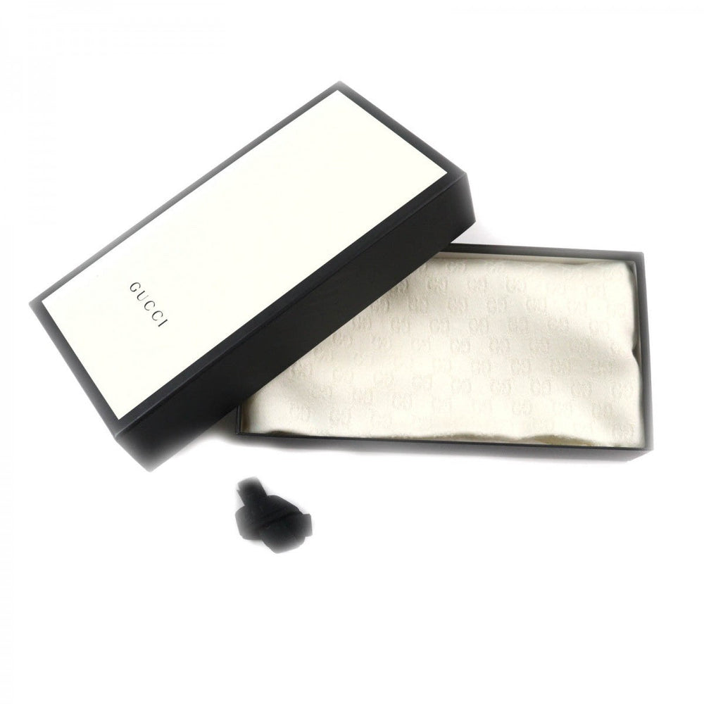 GUCCI Scarf Main: 100% cashmere Ivory Women Used Authentic