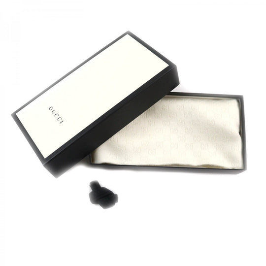 GUCCI Scarf Main: 100% cashmere Ivory Women Used Authentic