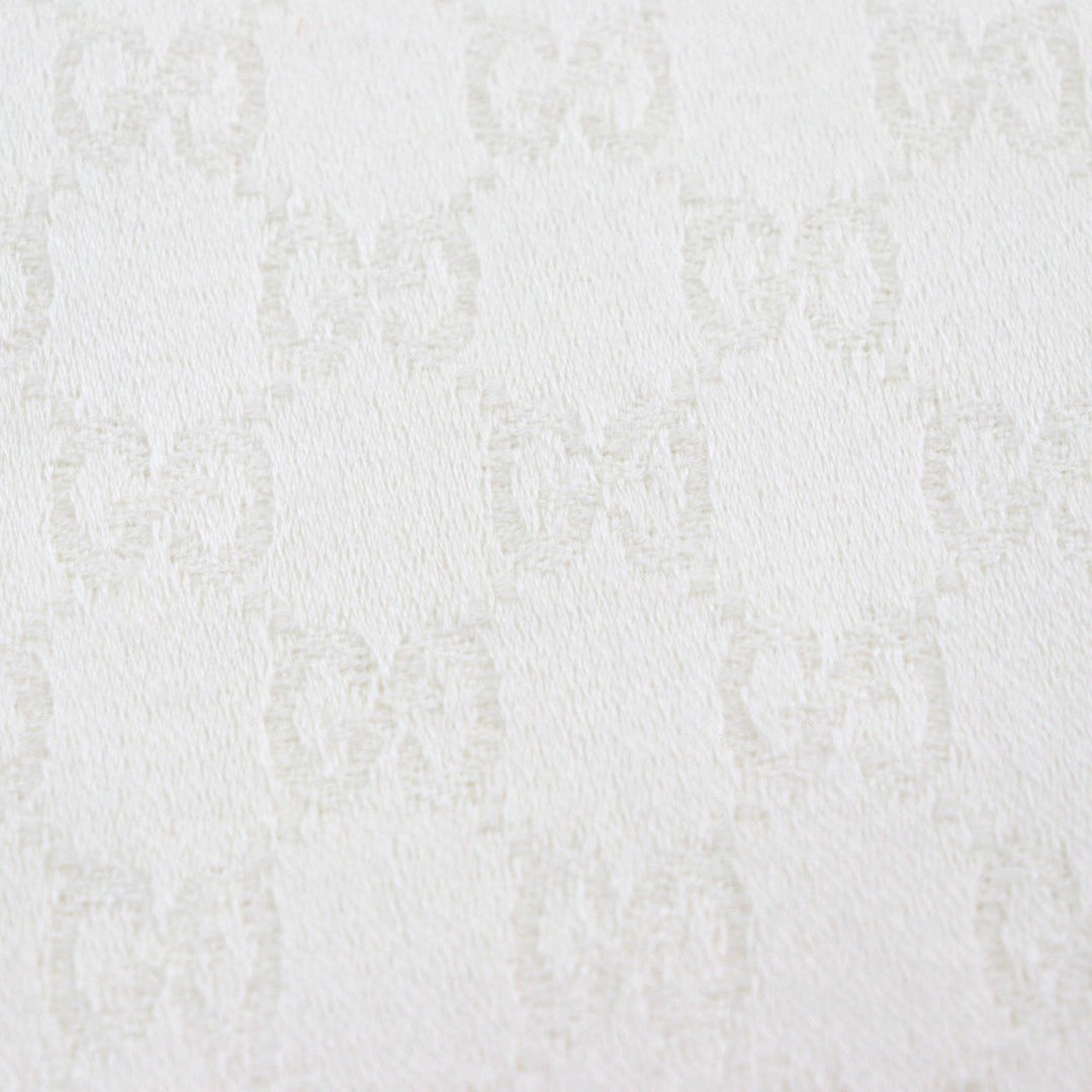 GUCCI Scarf Main: 100% cashmere Ivory Women Used Authentic