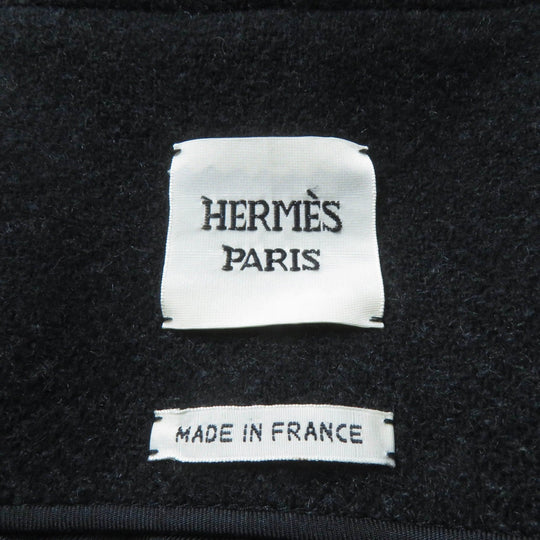 HERMES one piece Main: 75% wool, Main: 19% cashmere, Main: 5% nylon, Main: 1% polyurethane, Part: 80% wool, Part: 1% polyurethane, Part: 100% silk Brown Women 34 Used Authentic