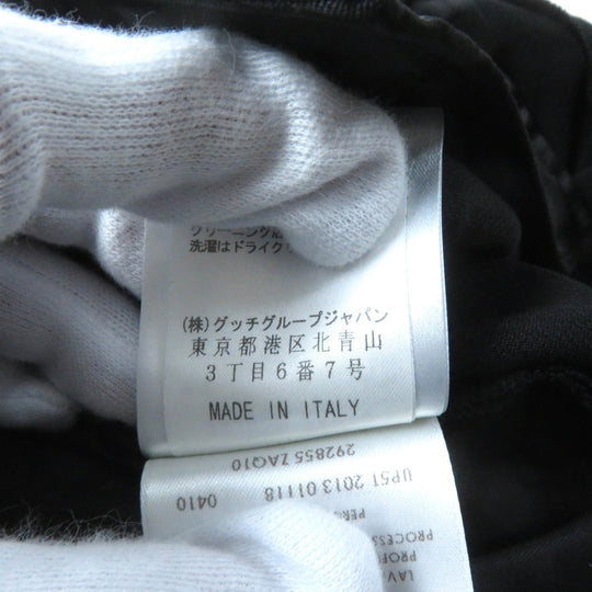 GUCCI Pants 292855 Outer: 97% wool, Outer: 3% polyurethane, Lining: 75% acetate, Lining: 25% polyester black Women 38 Used Authentic