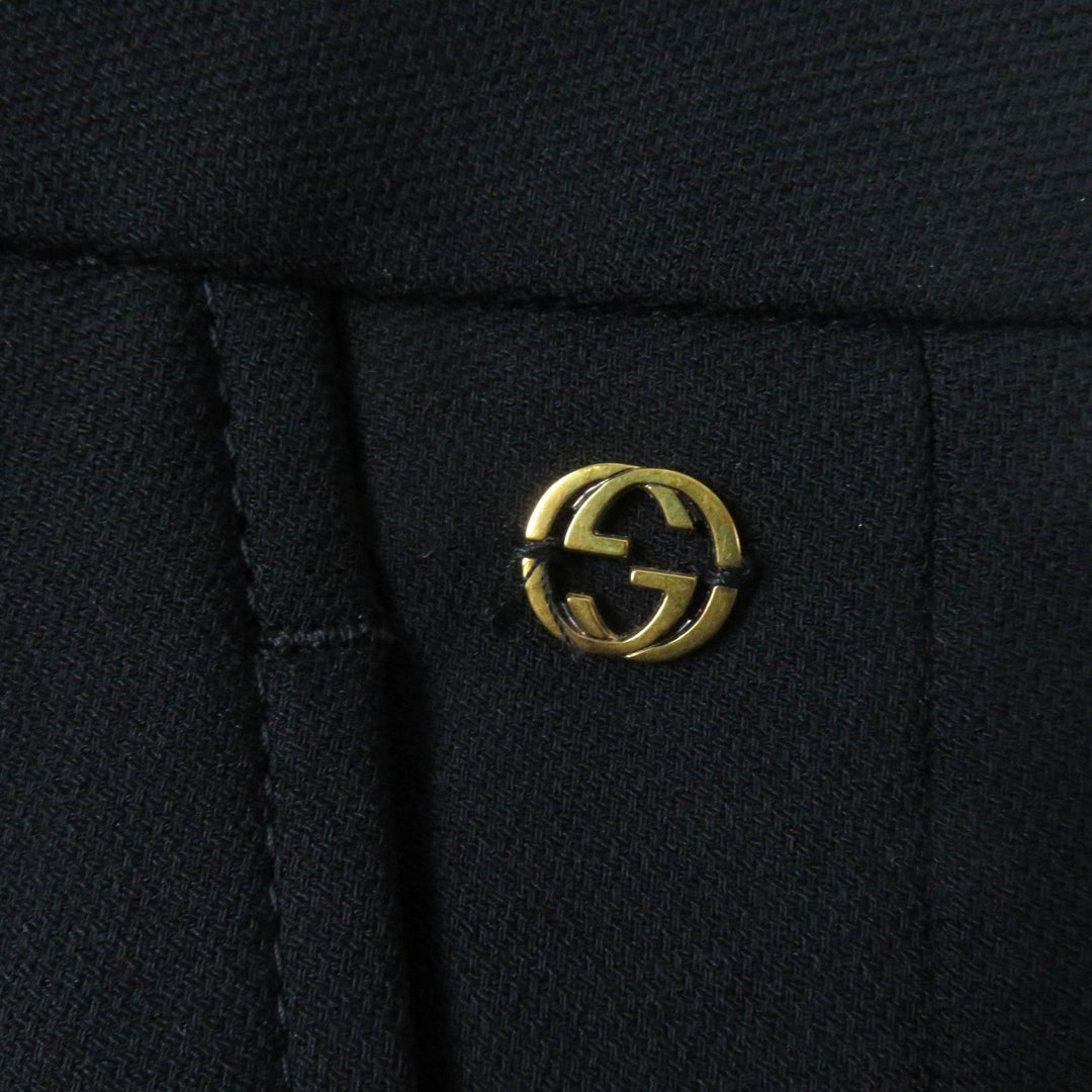 GUCCI Pants 292855 Outer: 97% wool, Outer: 3% polyurethane, Lining: 75% acetate, Lining: 25% polyester black Women 38 Used Authentic