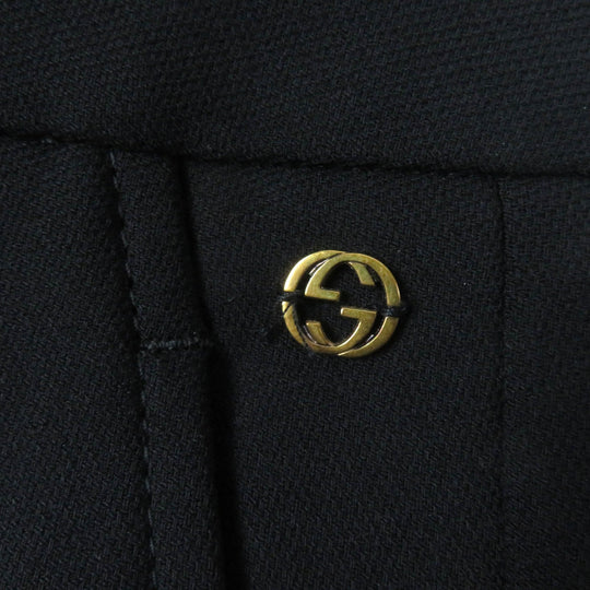 GUCCI Pants 292855 Outer: 97% wool, Outer: 3% polyurethane, Lining: 75% acetate, Lining: 25% polyester black Women 38 Used Authentic