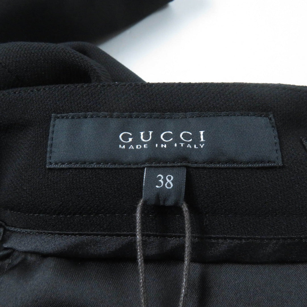 GUCCI Pants 292855 Outer: 97% wool, Outer: 3% polyurethane, Lining: 75% acetate, Lining: 25% polyester black Women 38 Used Authentic
