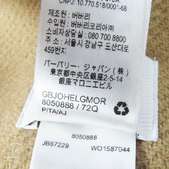 BURBERRY poncho 8050888 Main: 89% wool, Main: 11% cashmere, Part: Lamb leather Black Grey Women Used Authentic