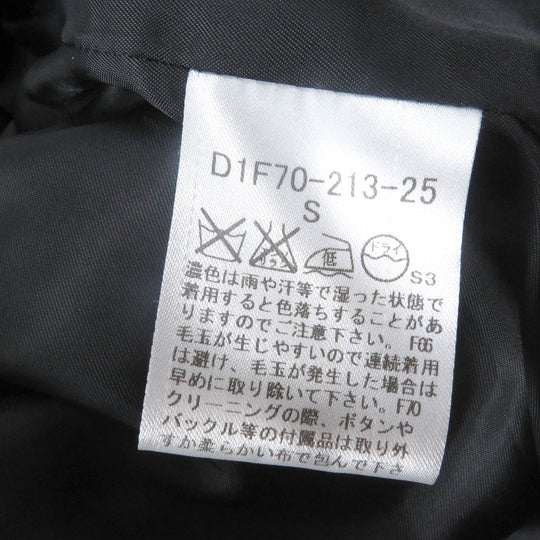 BURBERRY BLACK LABEL pea coat Outer: 90% wool, Outer: 10% nylon, Lining: cupra, Lining: polyester blue mens S Used Authentic