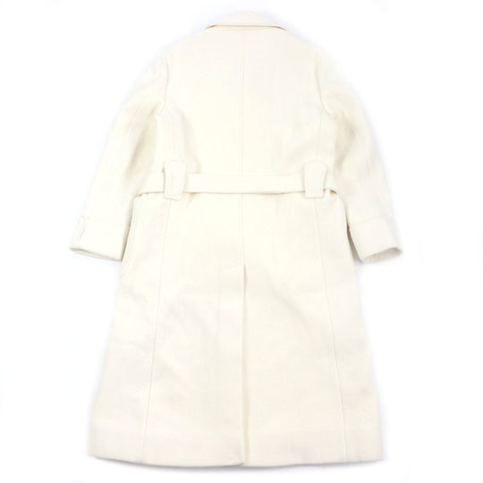 DOLCE&GABBANA Double chester coat G013GT Outer: 75% wool, Outer: 20% polyester, Outer: 5% cashmere, Lining: 100% silk white mens 54 Used Authentic