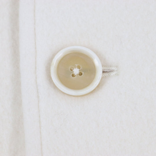 DOLCE&GABBANA Double chester coat G013GT Outer: 75% wool, Outer: 20% polyester, Outer: 5% cashmere, Lining: 100% silk white mens 54 Used Authentic