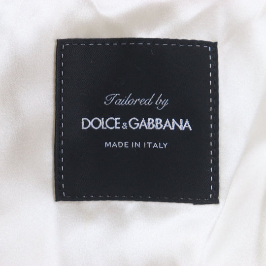 DOLCE&GABBANA Double chester coat G013GT Outer: 75% wool, Outer: 20% polyester, Outer: 5% cashmere, Lining: 100% silk white mens 54 Used Authentic