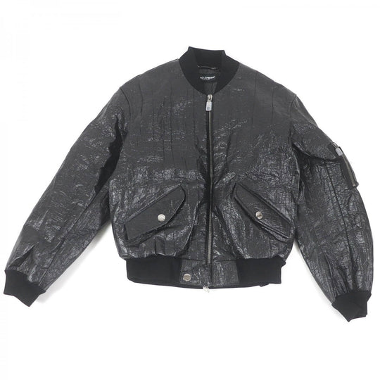 DOLCE&GABBANA Bomber jacket G9XQ9T cellulose black 46