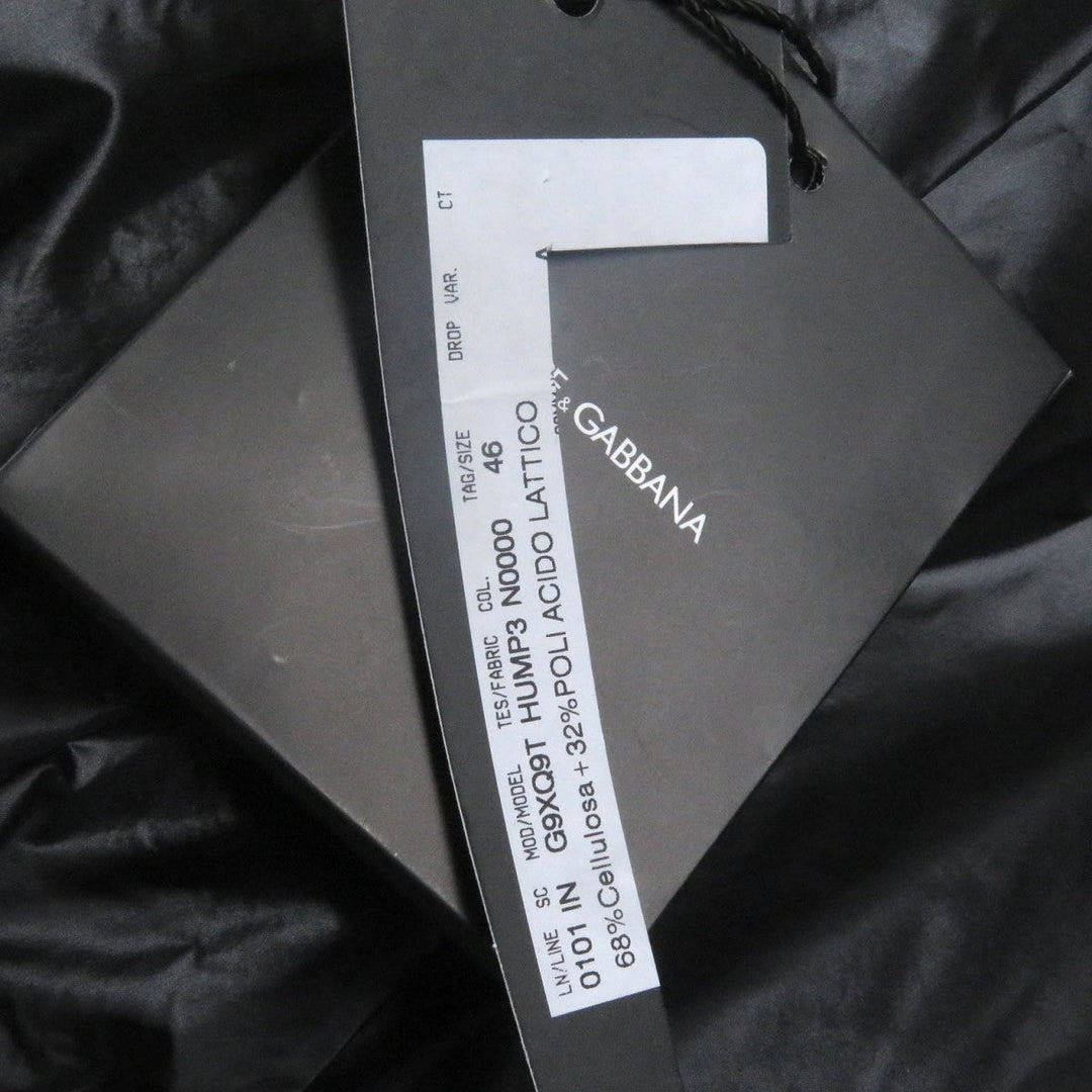 DOLCE&GABBANA Bomber jacket G9XQ9T cellulose black 46