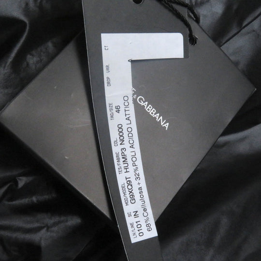 DOLCE&GABBANA Bomber jacket G9XQ9T cellulose black 46