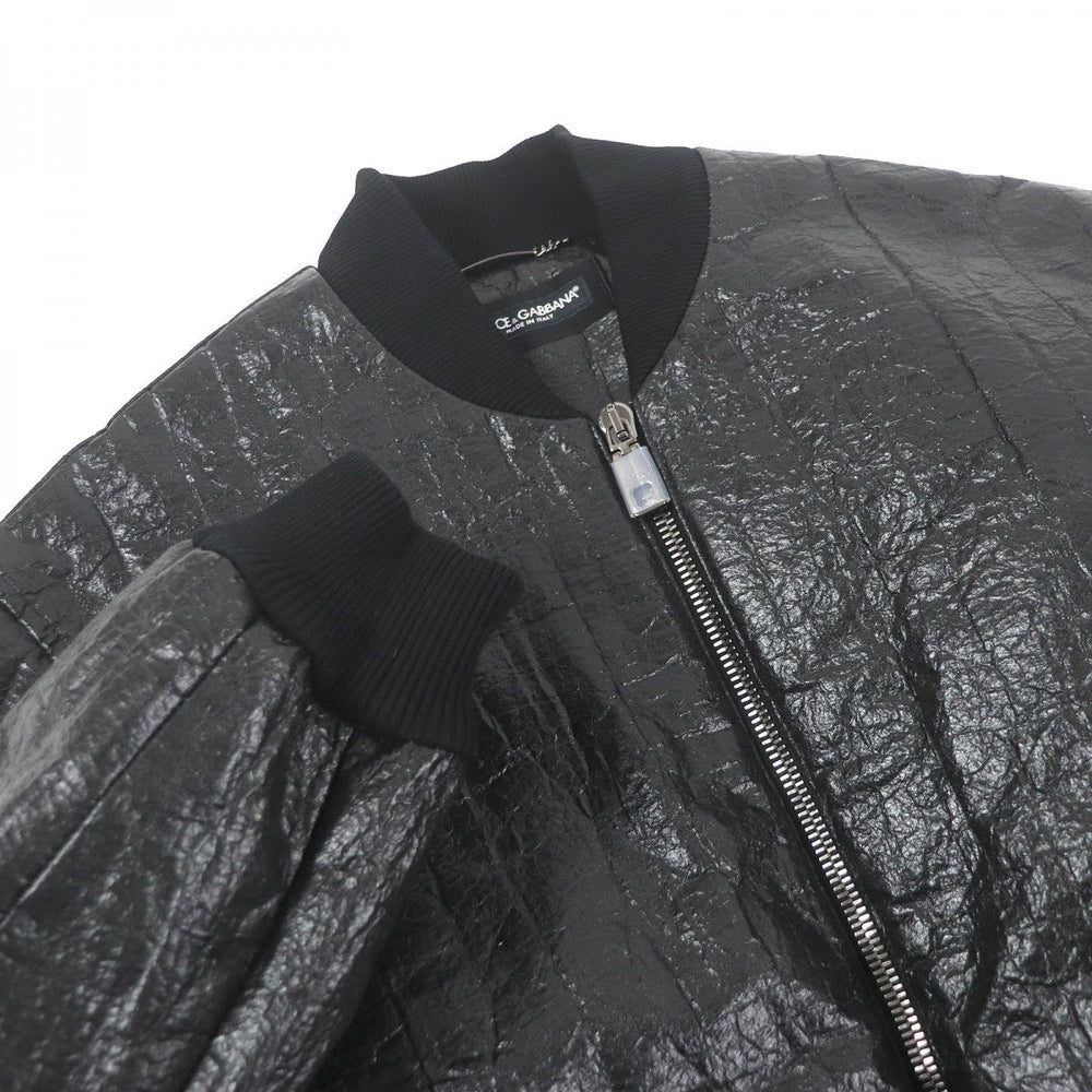 DOLCE&GABBANA Bomber jacket G9XQ9T cellulose black 46