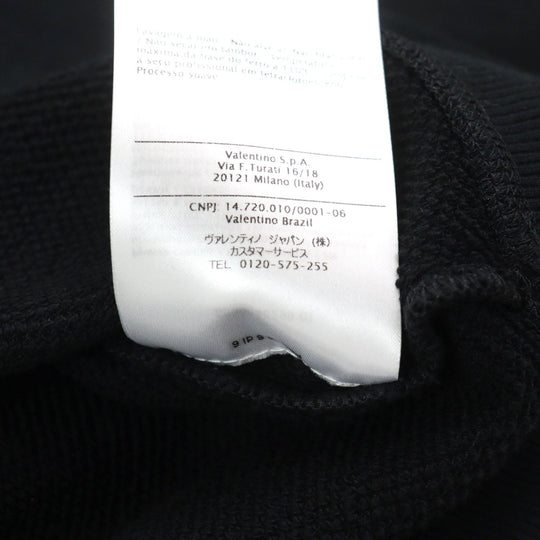 VALENTINO sweat PV0MF09N3TV  Outer material: 93% cotton, 7% nylon, Outer material: 97% cotton, 3% polyurethane Black White mens S Used Authentic