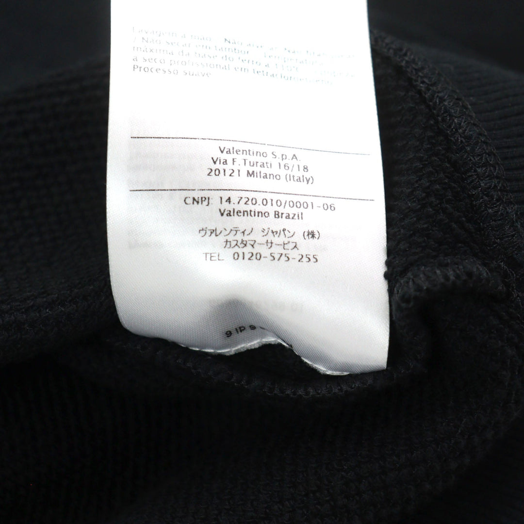 VALENTINO sweat PV0MF09N3TV  Outer material: 93% cotton, 7% nylon, Outer material: 97% cotton, 3% polyurethane Black White mens S Used Authentic