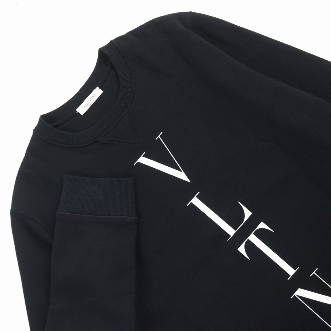 VALENTINO sweat PV0MF09N3TV  Outer material: 93% cotton, 7% nylon, Outer material: 97% cotton, 3% polyurethane Black White mens S Used Authentic