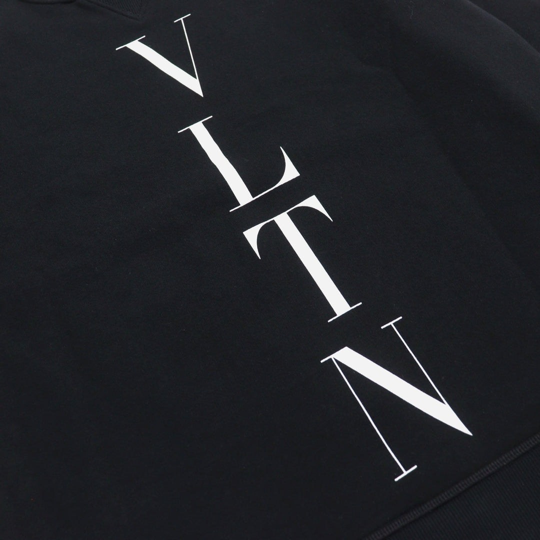 VALENTINO sweat PV0MF09N3TV  Outer material: 93% cotton, 7% nylon, Outer material: 97% cotton, 3% polyurethane Black White mens S Used Authentic