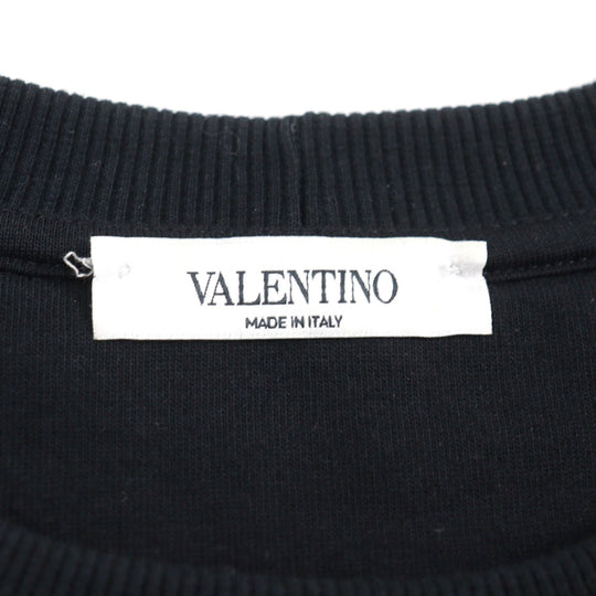 VALENTINO sweat PV0MF09N3TV  Outer material: 93% cotton, 7% nylon, Outer material: 97% cotton, 3% polyurethane Black White mens S Used Authentic