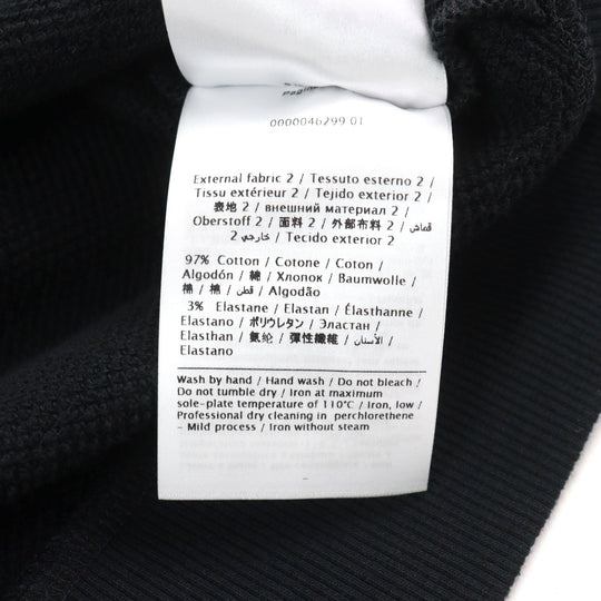 VALENTINO sweat PV0MF09N3TV  Outer material: 93% cotton, 7% nylon, Outer material: 97% cotton, 3% polyurethane Black White mens S Used Authentic