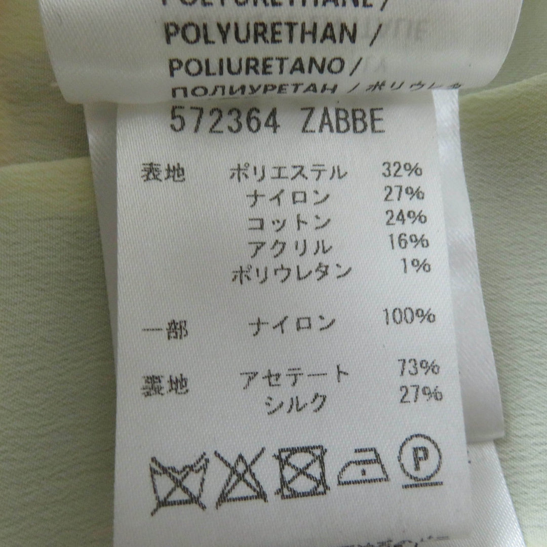GUCCI one piece 572364 Main: 32% polyester, 27% nylon, 24% cotton, 16% acrylic, 1% polyurethane Black gold Women 36 Used Authentic