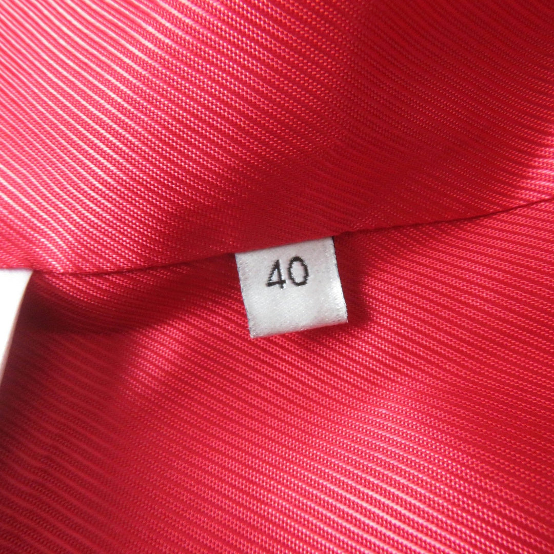 GUCCI Jacket 619359 Main: 54% silk, Main: 46% wool, Part: 100% polyester, Lining: 100% rayon Red Women 40 Used Authentic
