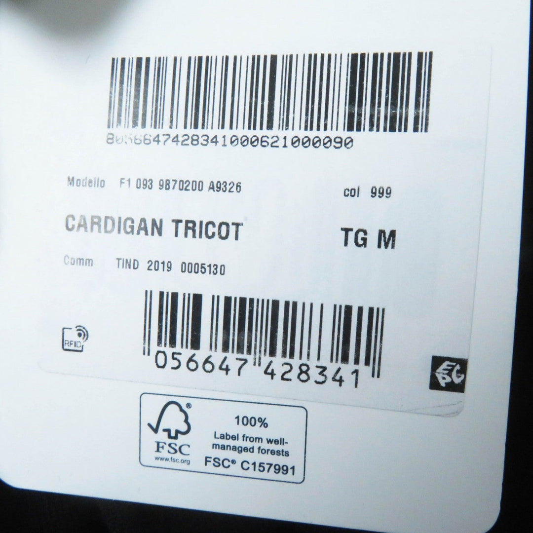 MONCLER cardigan Main: 100% wool black CARDIGAN Women M Used Authentic