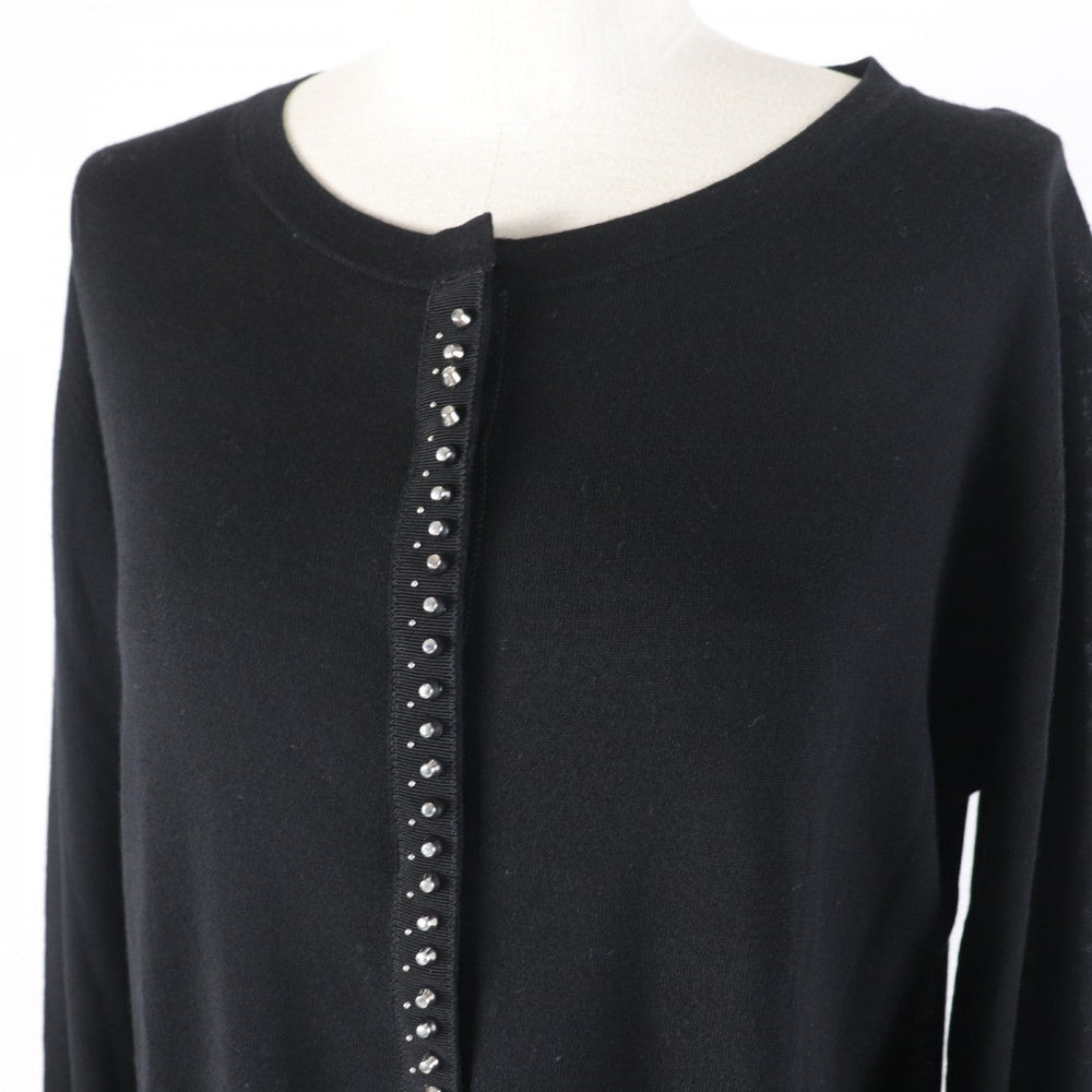 MONCLER cardigan Main: 100% wool black CARDIGAN Women M Used Authentic