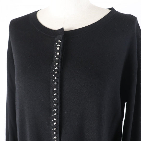 MONCLER cardigan Main: 100% wool black CARDIGAN Women M Used Authentic