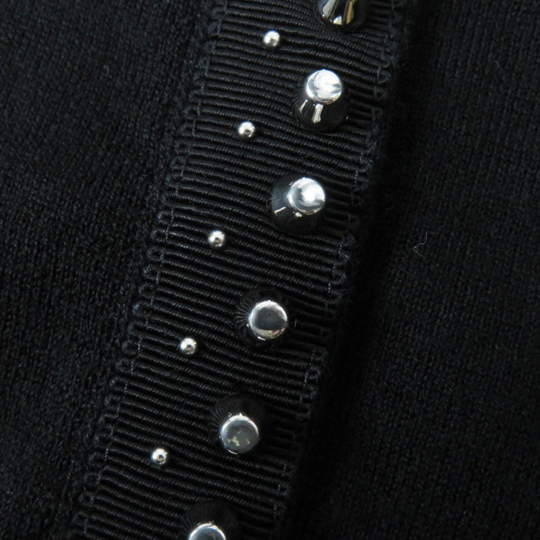 MONCLER cardigan Main: 100% wool black CARDIGAN Women M Used Authentic