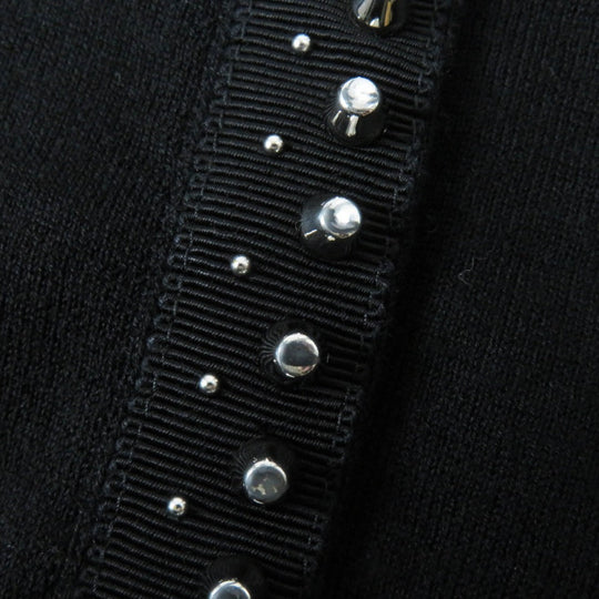 MONCLER cardigan Main: 100% wool black CARDIGAN Women M Used Authentic