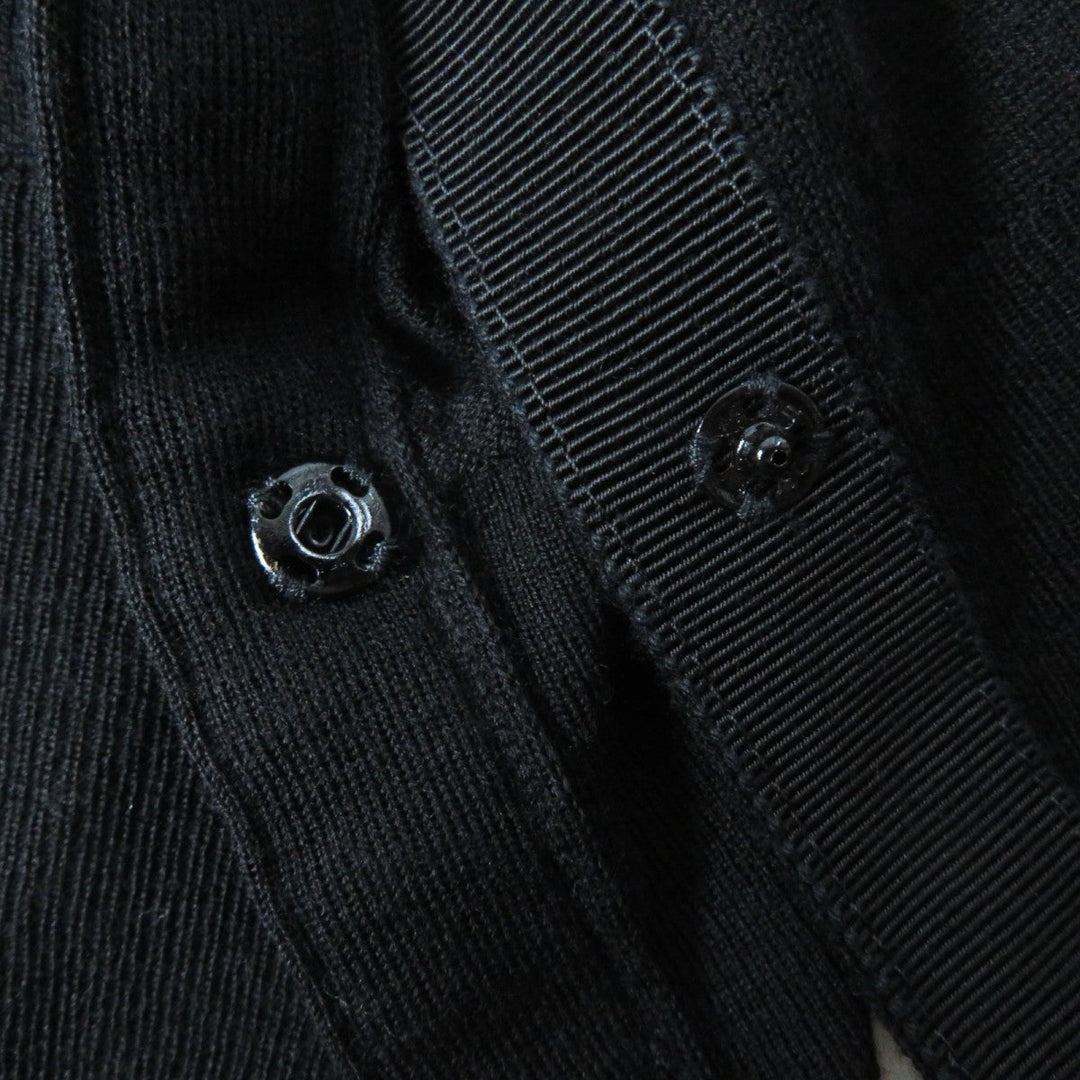 MONCLER cardigan Main: 100% wool black CARDIGAN Women M Used Authentic