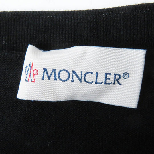 MONCLER cardigan Main: 100% wool black CARDIGAN Women M Used Authentic