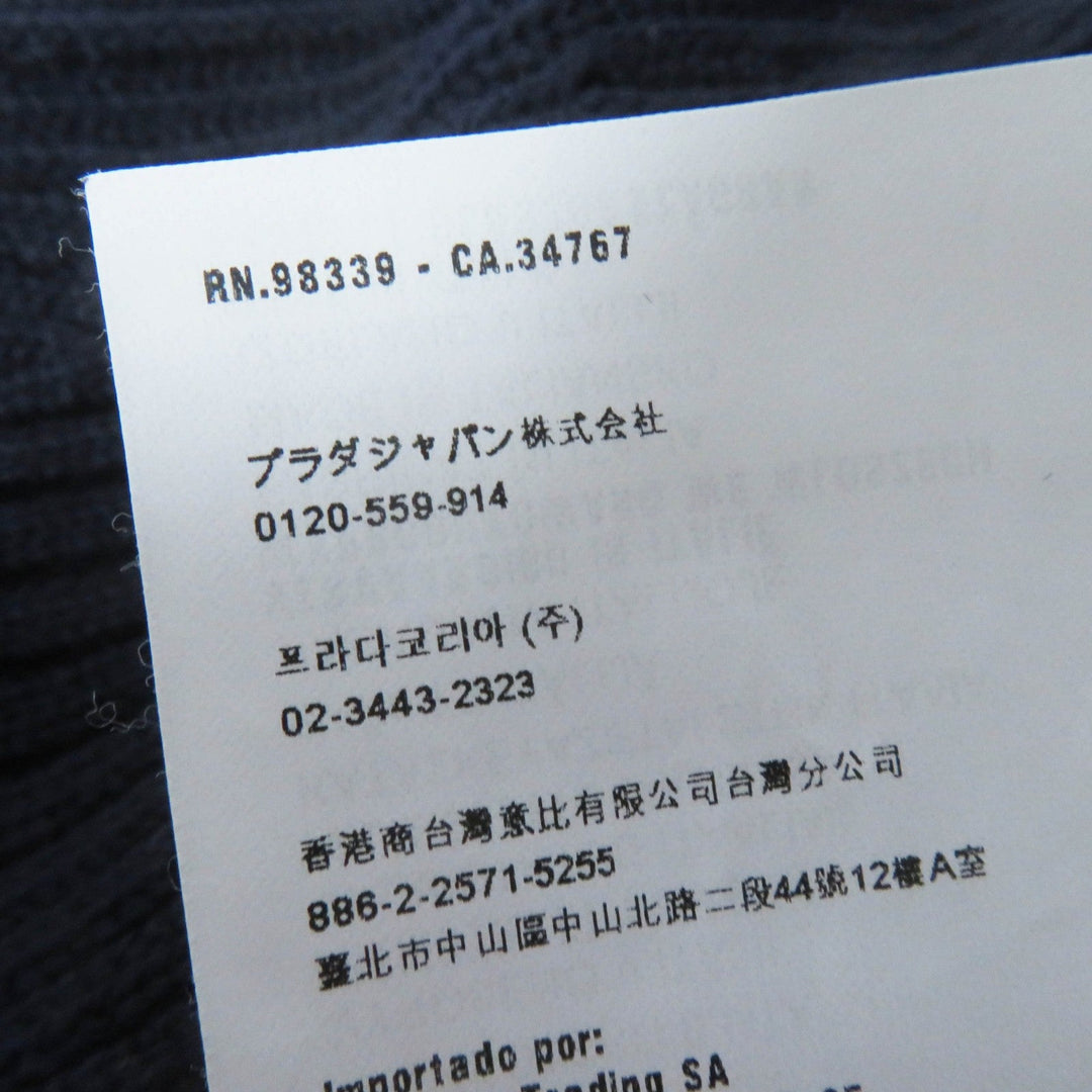MIUMIU knit Main: 100% virgin wool Navy Women 36 Used Authentic