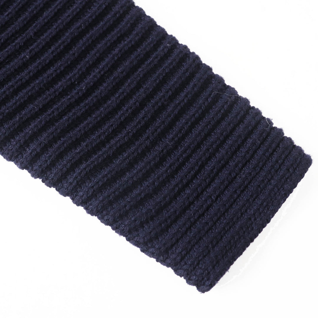 MIUMIU knit Main: 100% virgin wool Navy Women 36 Used Authentic